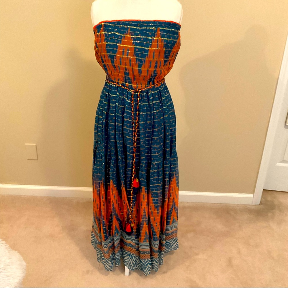 Verb, by Anthropologie strapless sundress, BoHo inspired